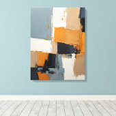 Moderne Abstracte schilderij Canvas Print (Insitu (Houten vloer))