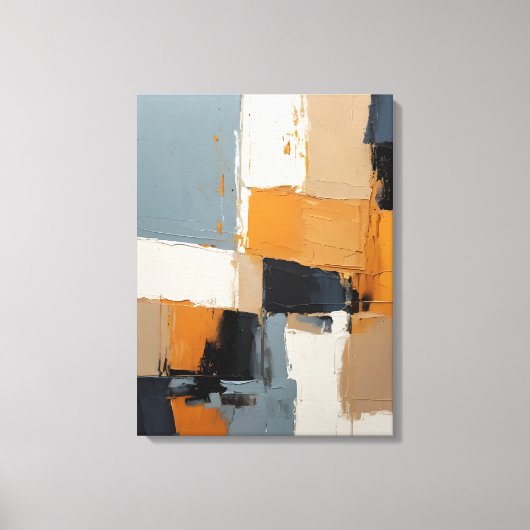 Moderne Abstracte schilderij Canvas Print (Voorkant)