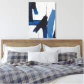 Moderne Abstracte schilderij Canvas Print (Insitu (Slaapkamer))