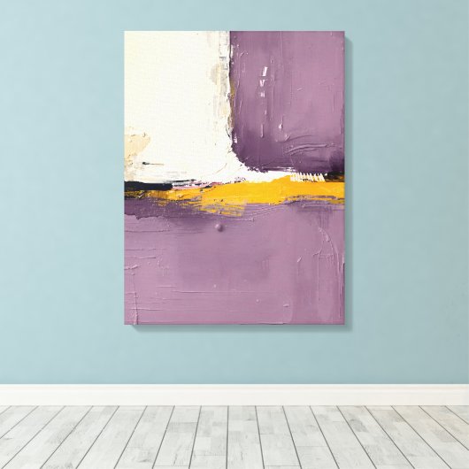 Moderne Abstracte schilderij Canvas Print (Insitu (Houten vloer))