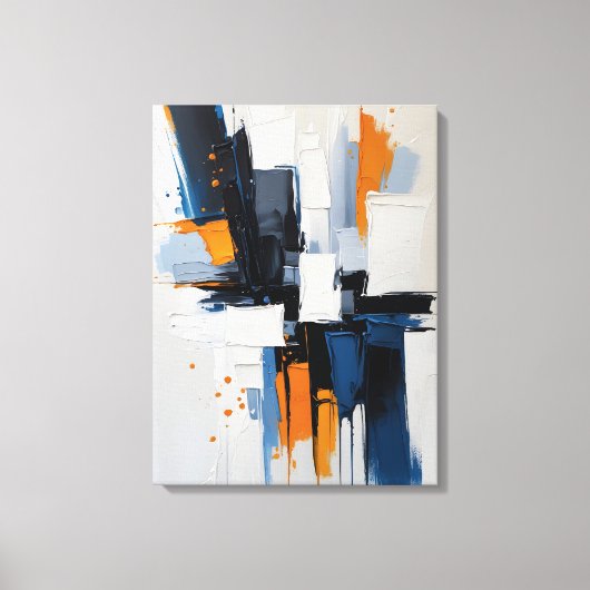 Moderne Abstracte schilderij Canvas Print (Voorkant)