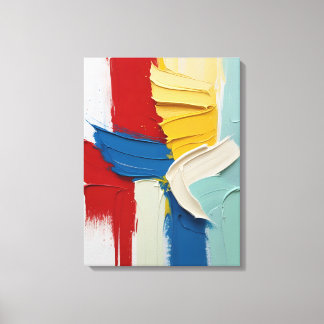 Moderne Abstracte schilderij Canvas Print