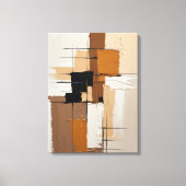 Moderne Abstracte schilderij Canvas Print (Voorkant)