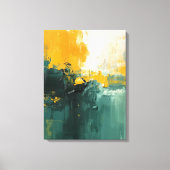 Moderne Abstracte schilderij Canvas Print (Voorkant)