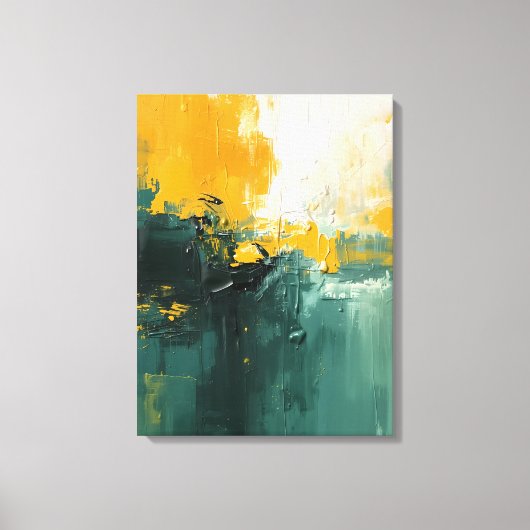 Moderne Abstracte schilderij Canvas Print (Voorkant)