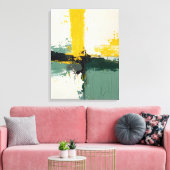 Moderne Abstracte schilderij Canvas Print (Insitu (Woonkamer))