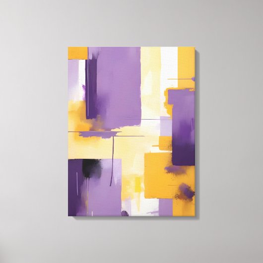 Moderne Abstracte schilderij Canvas Print (Voorkant)