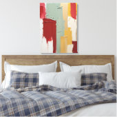 Moderne Abstracte schilderij Canvas Print (Insitu (Slaapkamer))