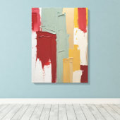 Moderne Abstracte schilderij Canvas Print (Insitu (Houten vloer))