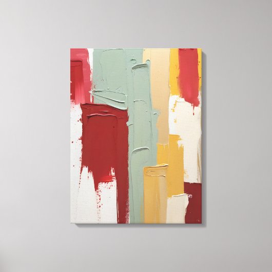 Moderne Abstracte schilderij Canvas Print (Voorkant)