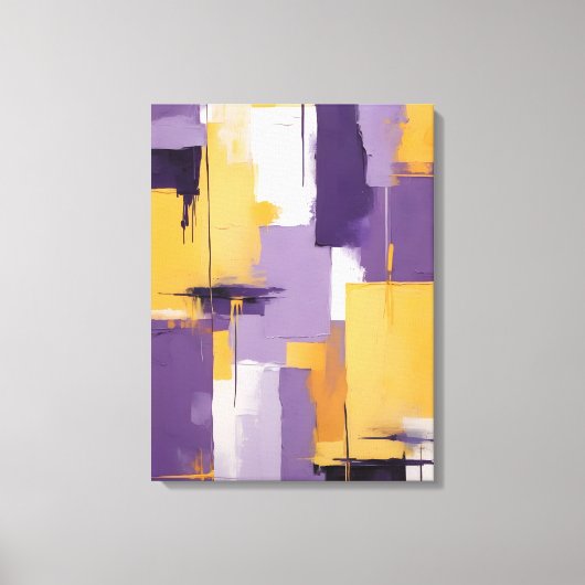 Moderne Abstracte schilderij Canvas Print (Voorkant)