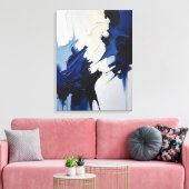 Moderne Abstracte schilderij Canvas Print (Insitu (Woonkamer))