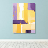 Moderne Abstracte schilderij Canvas Print (Insitu (Houten vloer))