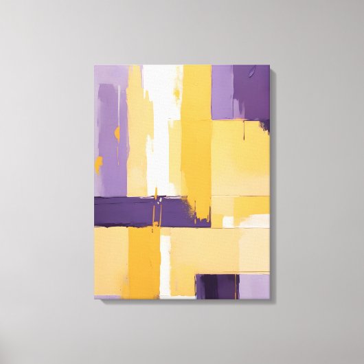 Moderne Abstracte schilderij Canvas Print (Voorkant)