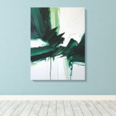 Moderne Abstracte schilderij Canvas Print (Insitu (Houten vloer))