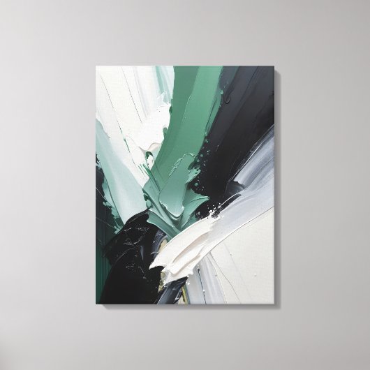 Moderne Abstracte Schildering Canvasprint Canvas Afdruk (Voorkant)