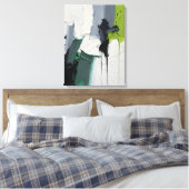 Moderne Abstracte Schildering Canvasprint Canvas Afdruk (Insitu (Slaapkamer))