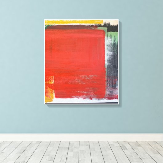Moderne Abstracte Schildering op Canvas Afdruk (Insitu (Houten vloer))