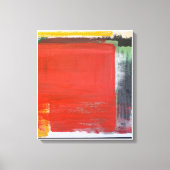 Moderne Abstracte Schildering op Canvas Afdruk (Voorkant)