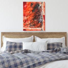 Moderne Abstracte Schildering op Canvasprint Canvas Afdruk