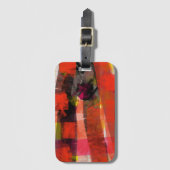Moderne Abstracte Schilderkunst Bagagelabel (Voorkant (verticaal))