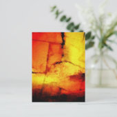 Moderne Abstracte schilderkunst Briefkaart (Staand voorkant)