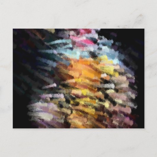 Moderne Abstracte schilderkunst Briefkaart (Voorkant)