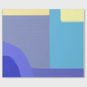 Moderne abstracte schilderkunst cadeaupapier (Vlak)