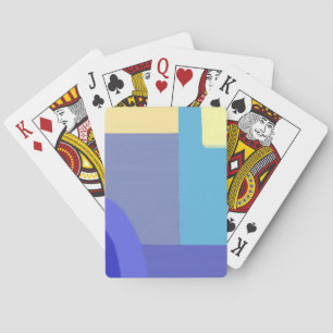 Moderne abstracte schilderkunst pokerkaarten