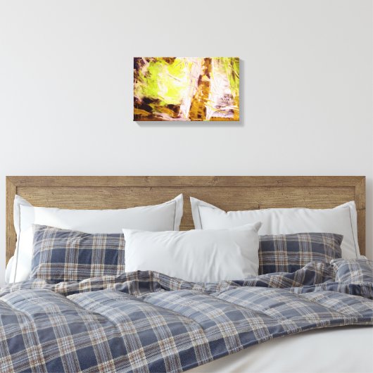 Moderne Abstracte schilderkunst verpakt canvas (Insitu (Slaapkamer))