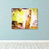 Moderne Abstracte schilderkunst verpakt canvas Afdruk (Insitu (Houten vloer))