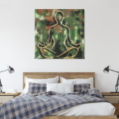 Moderne Abstracte Schilderkunst Yoga Meditatie Gro Canvas Afdruk (Insitu (Slaapkamer))