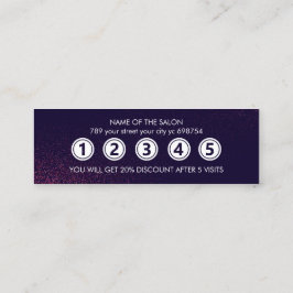 Moderne Abstracte schoonheidssalon Klantenkaartje
