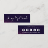 Moderne Abstracte schoonheidssalon Klantenkaartje (Voorkant / Achterkant)