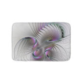 Moderne Abstracte Shy Fantasy Figuur Fractal Art Badmat (Voorkant)