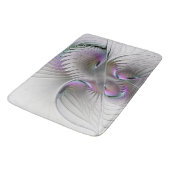 Moderne Abstracte Shy Fantasy Figuur Fractal Art Badmat (Gekanteld)