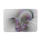 Moderne Abstracte Shy Fantasy Figuur Fractal Art Badmat (Voorkant)