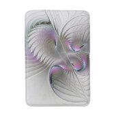 Moderne Abstracte Shy Fantasy Figuur Fractal Art Badmat (Voorkant Verticaal)