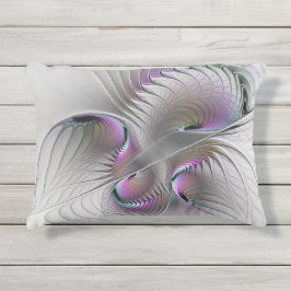 Moderne Abstracte Shy Fantasy Figuur Fractal Art Buitenkussen