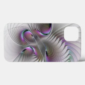 Moderne Abstracte Shy Fantasy Figuur Fractal Art Case-Mate iPhone Case (Achterkant (horizontaal))