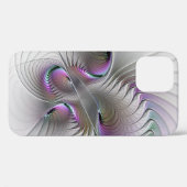 Moderne Abstracte Shy Fantasy Figuur Fractal Art Case-Mate iPhone Case (Achterkant (horizontaal))