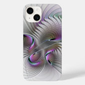 Moderne Abstracte Shy Fantasy Figuur Fractal Art Case-Mate iPhone Case (Achterkant)