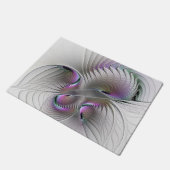 Moderne Abstracte Shy Fantasy Figuur Fractal Art Deurmat (Schuin)
