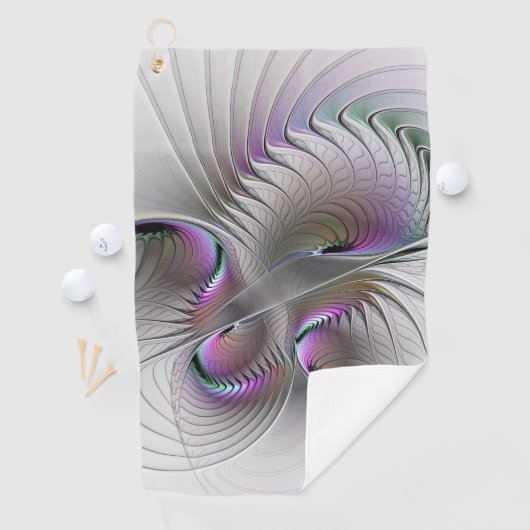 Moderne Abstracte Shy Fantasy Figuur Fractal Art Golfhanddoek (Insitu)