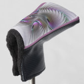Moderne Abstracte Shy Fantasy Figuur Fractal Art Golfheadcover (3/4 voorkant)