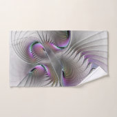 Moderne Abstracte Shy Fantasy Figuur Fractal Art Handdoek (Handdoek)