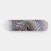 Moderne Abstracte Shy Fantasy Figuur Fractal Art Persoonlijk Skateboard (Horizontaal)