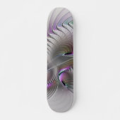 Moderne Abstracte Shy Fantasy Figuur Fractal Art Persoonlijk Skateboard (Voorkant)
