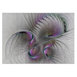 Moderne Abstracte Shy Fantasy Figuur Fractal Art Snijplank