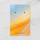 Moderne Abstracte sieraden display Kaarten Visitekaartje (Voorkant)